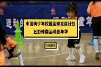 中国青少年校园足球发展计划“五彩足球嘉年华”活动中班游戏