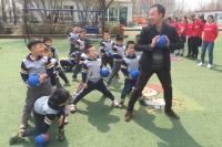 中国青少年校园足球发展计划相关领导、北京五彩专家赴沈阳理工大学幼儿园座谈、培训